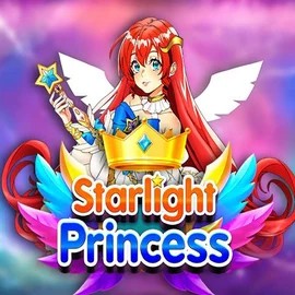 Starlight Princess slot logo by Pragmatic Play at Stelario Casino